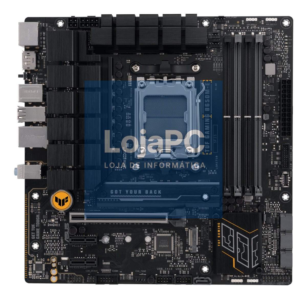 ASUS TUF GAMING B650M-E AM5 4xDDR5 mATX MB 4xSATA 2xM.2