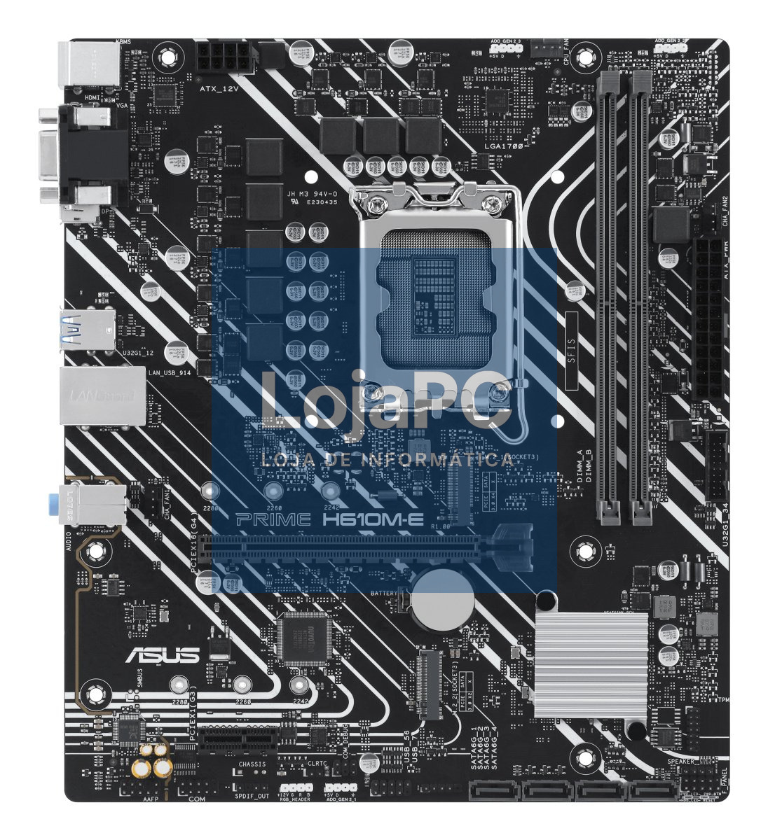 ASUS PRIME H610M-E-CSM LGA1700 microATX MB 2xDDR4 4xSATA 2xM.2