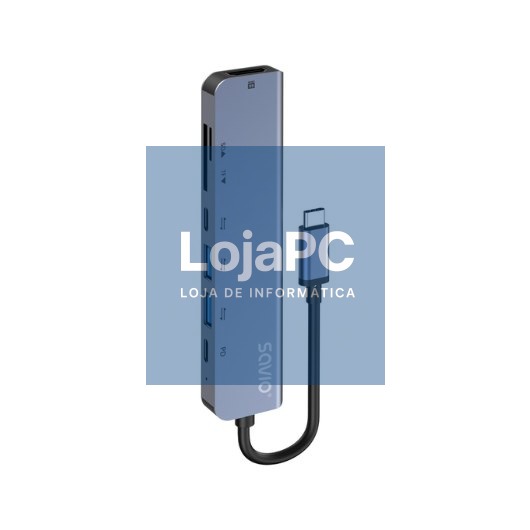 HUB SAVIO 7IN1 USB-C AK-82