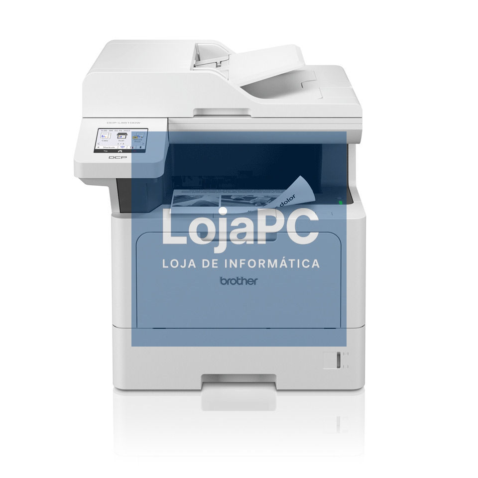 BROTHER DCP-L5510DW MFP Mono B/W laser A4 48ppm copy 48ppm print 250 sheets USB 2.0 Gigabit LAN Wi-Fi NFC USB 2.0 host