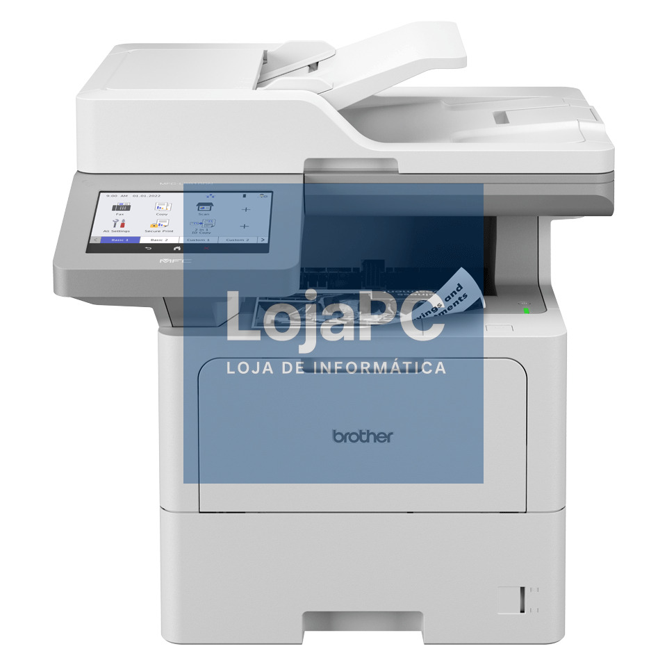 BROTHER MFC-L6910DN MFP Mono B/W laser A4 50ppm copy 50ppmprint 520 sheets USB 2.0 Gigabit LAN Wi-Fi NFC USB 2.0 host