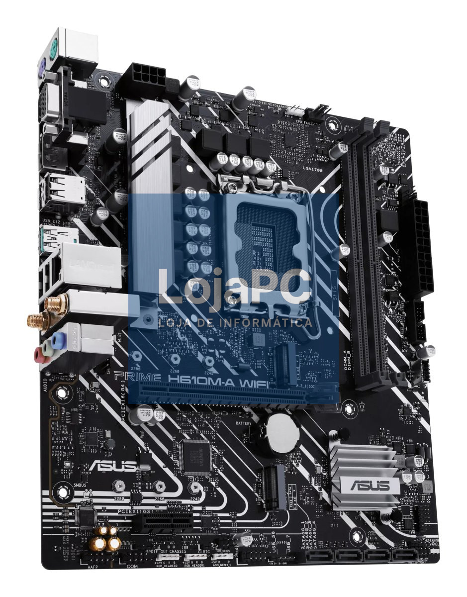 ASUS PRIME H610M-A WIFI LGA1700 microATX 2DDR5 1xHDMI 1xDP 1xD-Sub 4xSATA 2xM.2