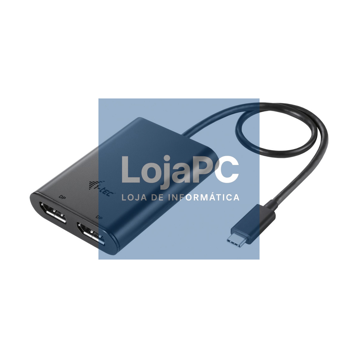 I-TEC USB-C Dual 4K/60Hz single 8K/30Hz DP Video Adapter 2x DP Port