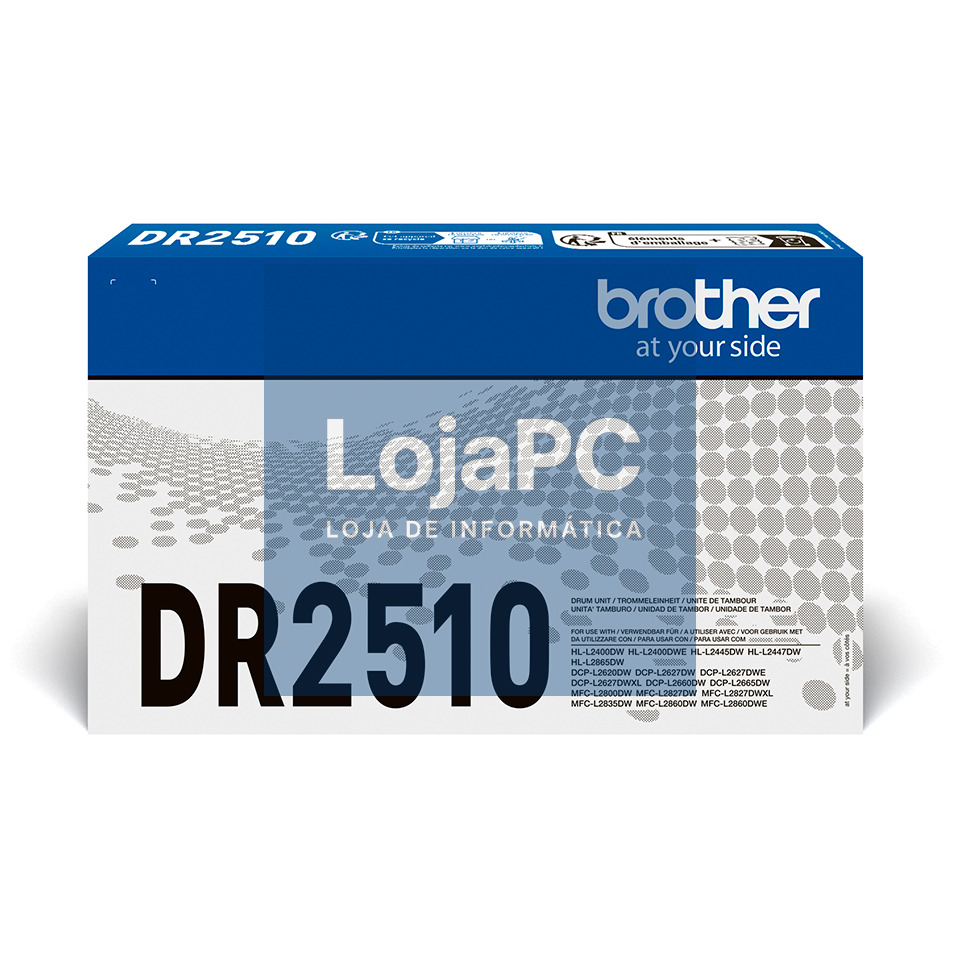 BROTHER DR2510 Black Drum Unit Single Pack Prints 15.000 pages