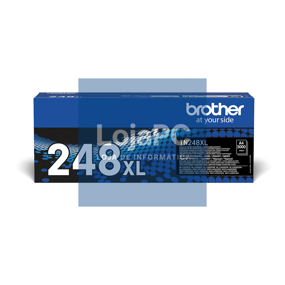 BROTHER TN248XLBK Black Toner Cartridge ISO Yield 3.000 pages