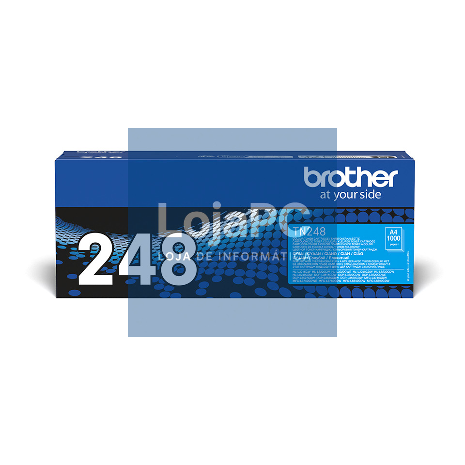BROTHER TN248C Cyan Toner Cartridge ISO Yield 1.000 pages