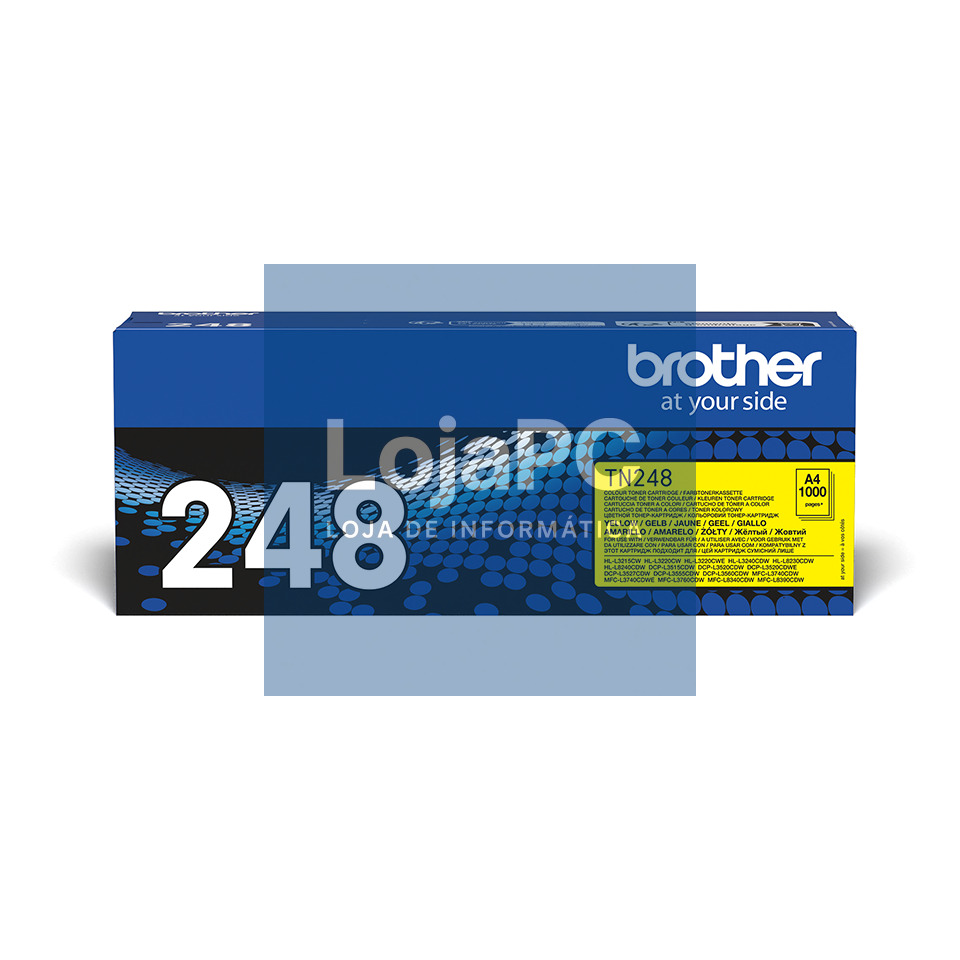 BROTHER TN248Y Yellow Toner Cartridge ISO Yield 1.000 pages