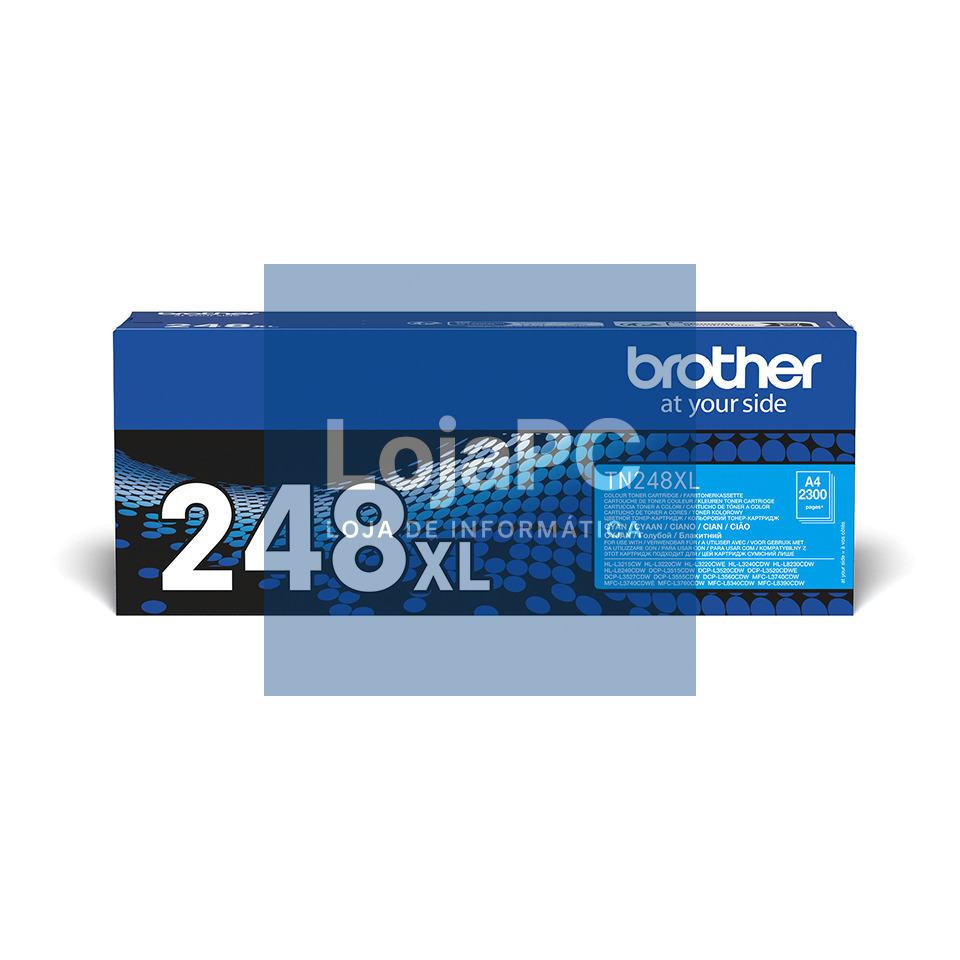 BROTHER TN248XLC Cyan Toner Cartridge ISO Yield 2300 pages