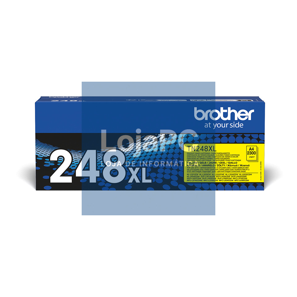 BROTHER TN248XLY Yellow Toner Cartridge ISO Yield 2300 pages