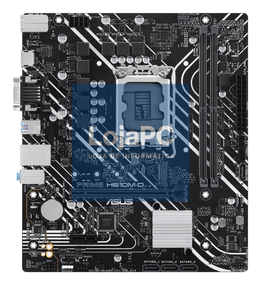 ASUS PRIME H610M-D LGA 1700 2DDR5 microATX 4xSATA MB 1xHDMI 2.1 1xD-Sub 1xM.2