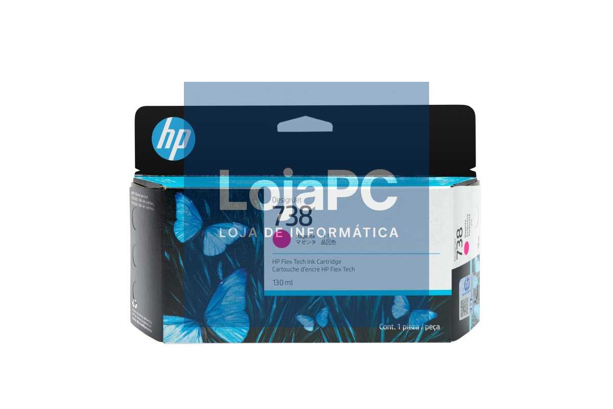 HP 738 130-ml Magenta DesignJet Ink Cartridge