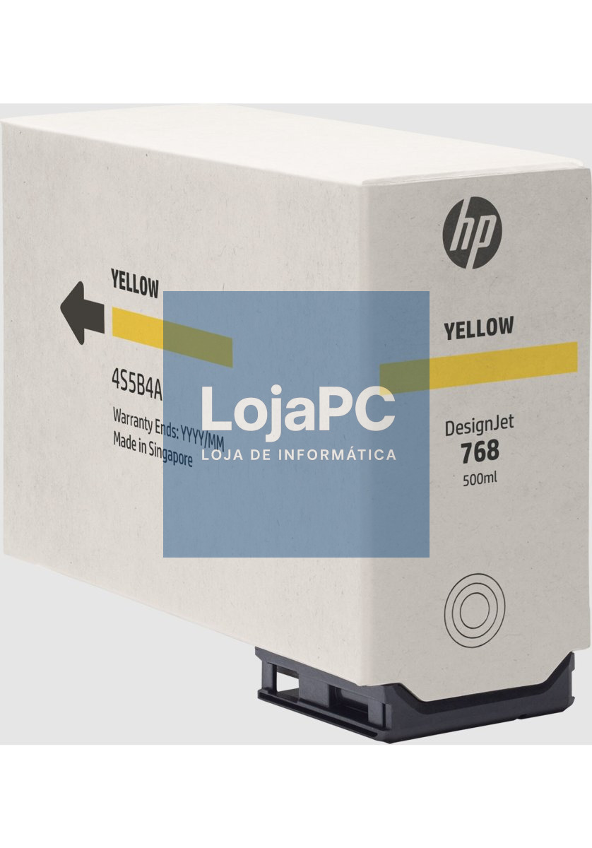 HP 768 Yellow 500-ml DesignJet Ink Cartridge