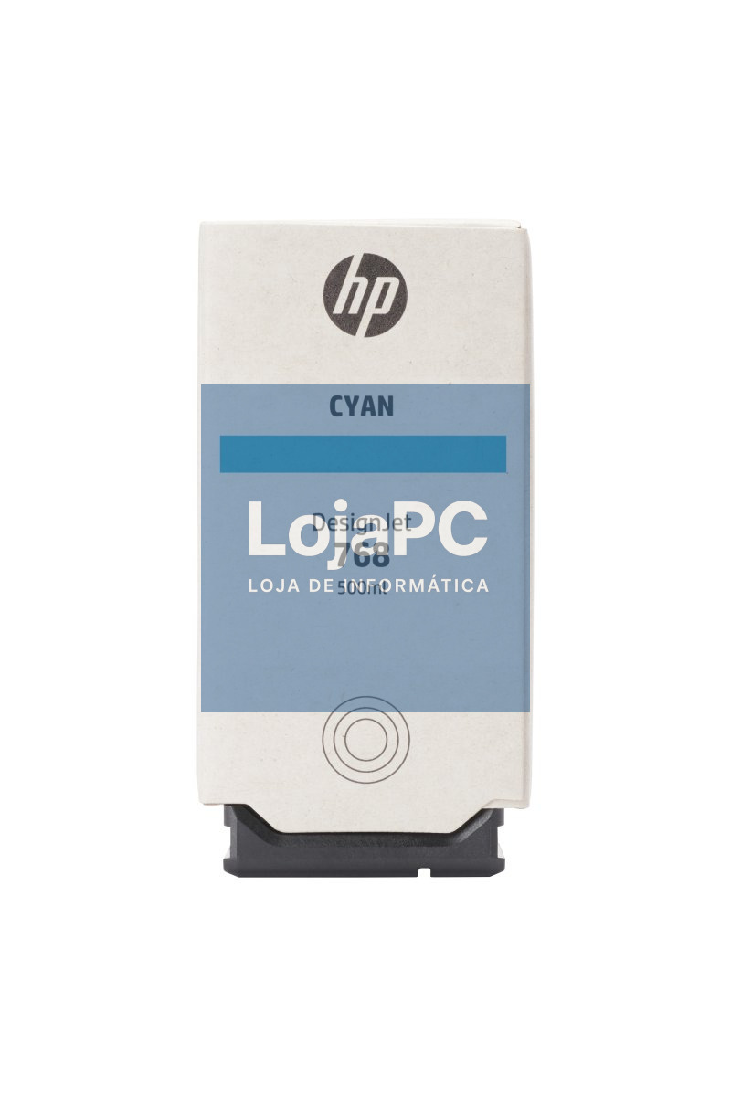 HP 768 Cyan 500-ml DesignJet Ink Cartridge