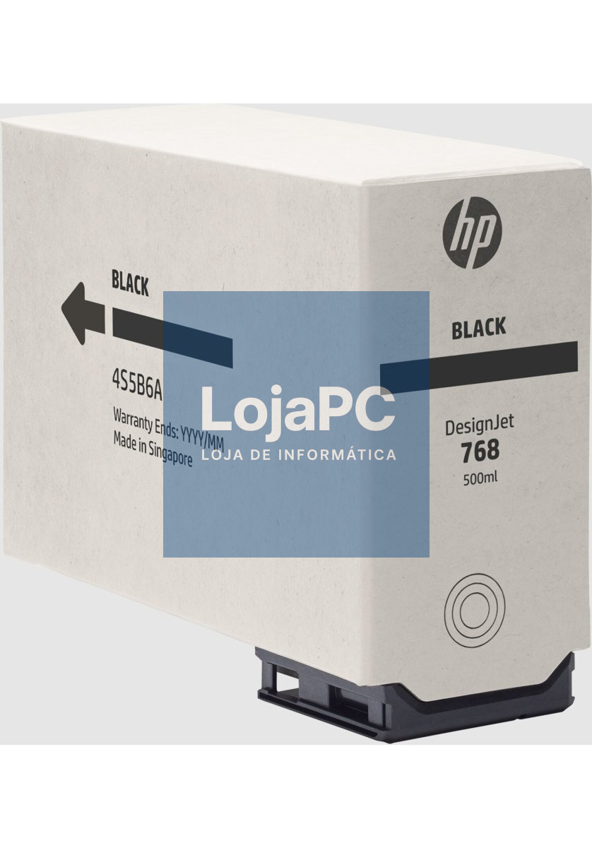 HP 768 Black 500-ml DesignJet Ink Cartridge