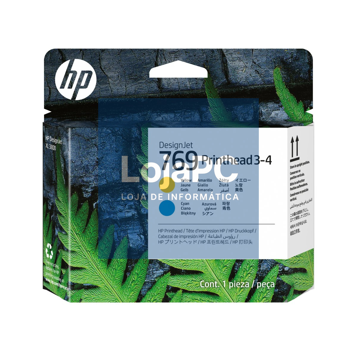 HP 769 Yellow Cyan 3-4 DesignJet Printhead