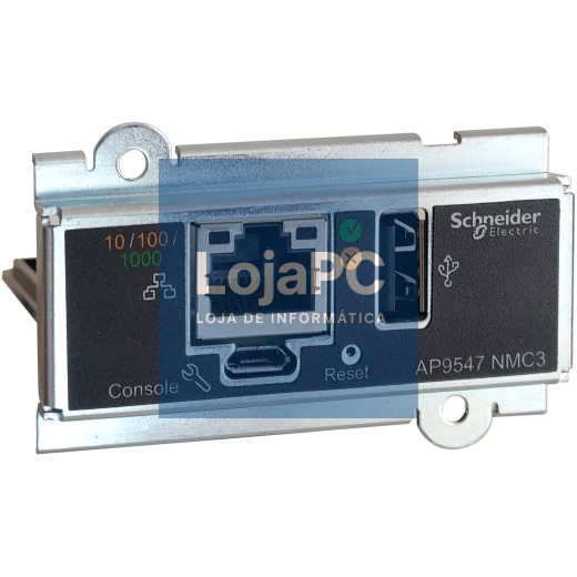 APC Network Management Card 3 UPS Network Management Cards for Easy UPS 3 Series 3-Phase remotely monitor and manage the UPS