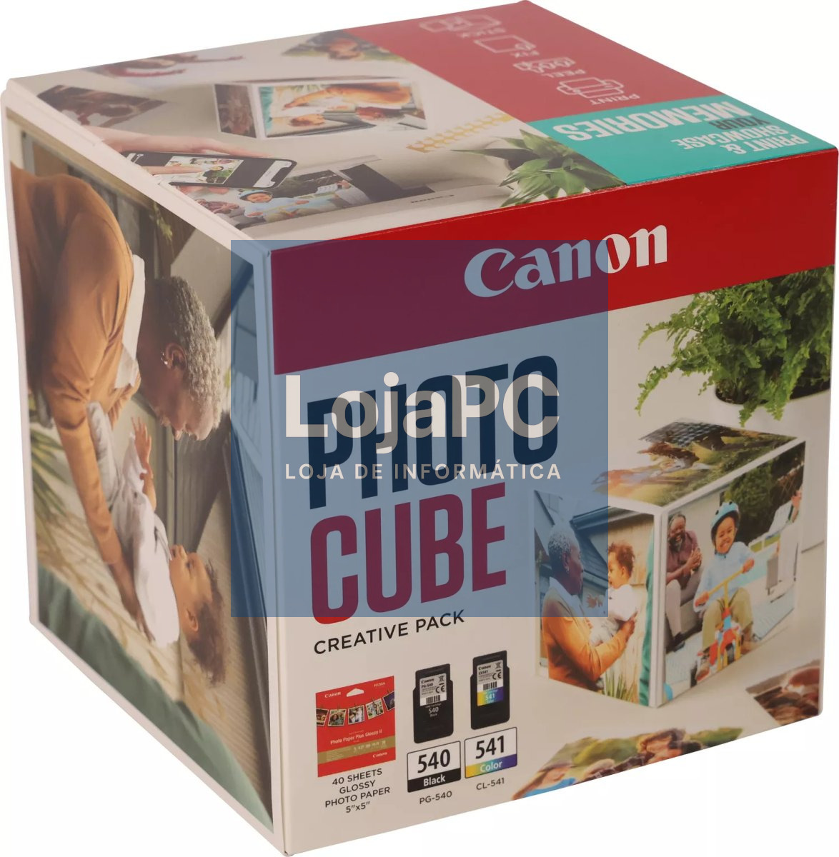 CANON PG-540/CL-541 Ink Cartridge Photo Cube Creative Pack White Blue