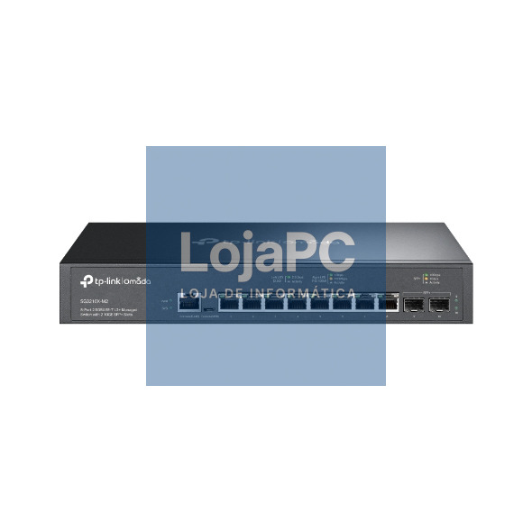 TP-LINK SG3210X-M2 Omada 8-Port 2.5GBASE-T L2+ managed Switch 8x 2.5G 2x 10G SFP+ 1x RJ45/Micro-USB Console Port