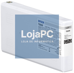 EPSON T55W9 Light Gray Ink Cartridge 200ml