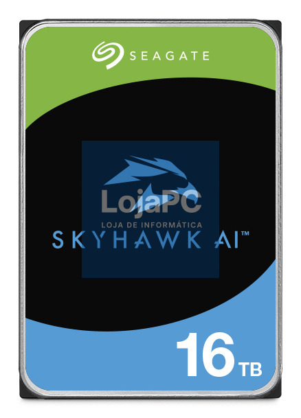SEAGATE Surveillance Video Optimized AI Skyhawk 16TB HDD SATA 6Gb/s 512MB cache 3.5inch CMR Helium