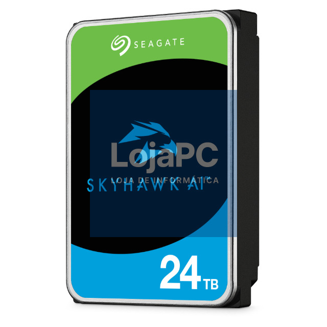 SEAGATE Surveillance Video Optimized AI Skyhawk 24TB HDD SATA 6Gb/s 512MB cache 3.5inch CMR Helium