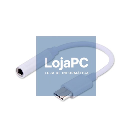 USB-C TO 3.5 JACK ADAPTER SAVIO AK-35 WHITE