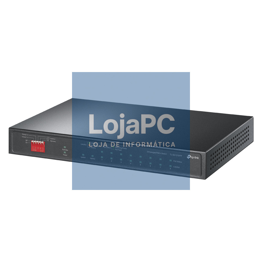 TP-LINK 10-Port Gigabit Desktop Switch with 8-Port PoE+