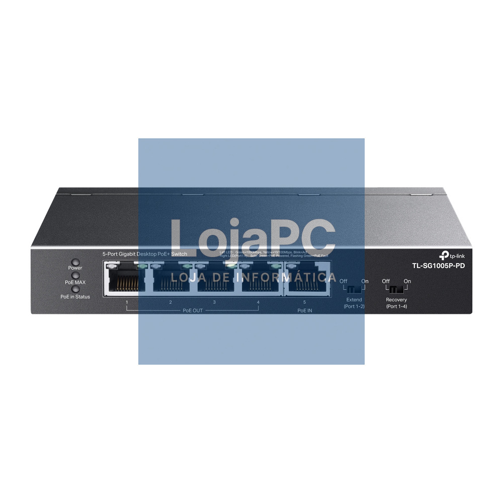 TP-LINK 5-Port Gigabit Desktop Switch with 1-Port PoE++ In and 4-Port PoE+ Out