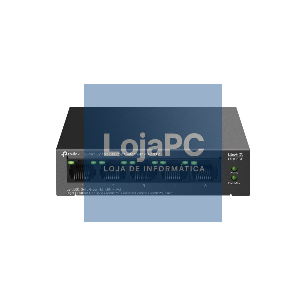 TP-LINK 5-Port Gigabit Desktop Switch with 4-Port PoE+