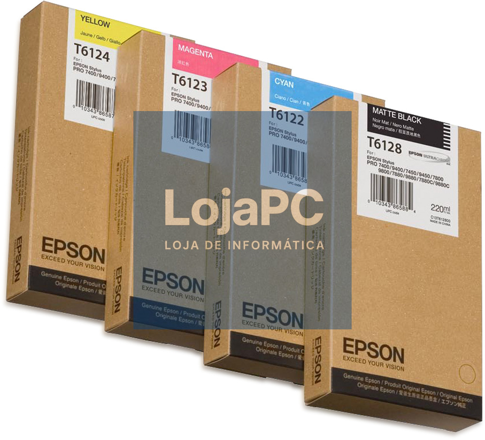 EPSON T6128 Ink Cartridge Matte Black Standard Capacity 220ml 1-pack
