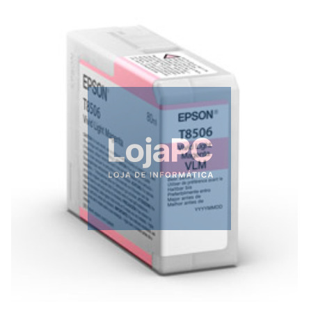 EPSON Singlepack Vivid Light Magenta T85060N UltraChrome HD ink 80ml