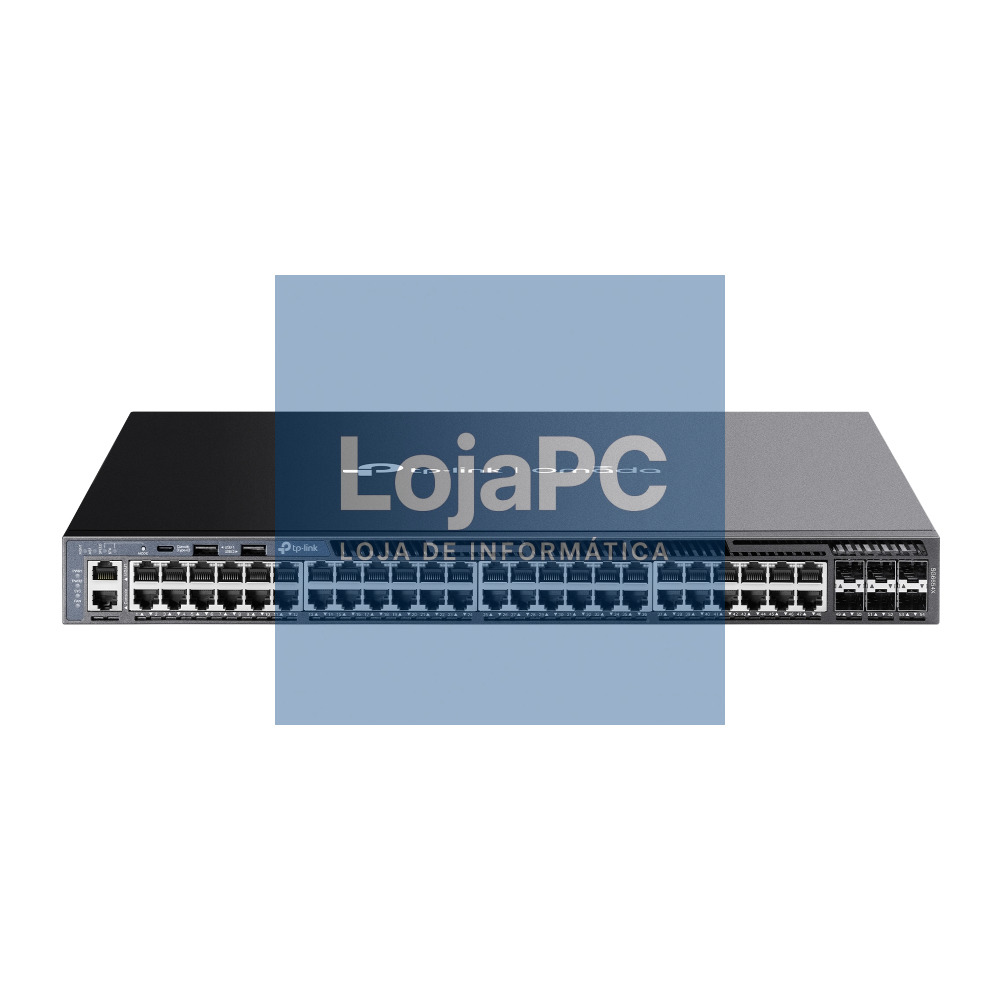 TP-LINK Omada 48-Port Gigabit Stackable L3 Managed Switch with 6 10GE SFP+ Slots