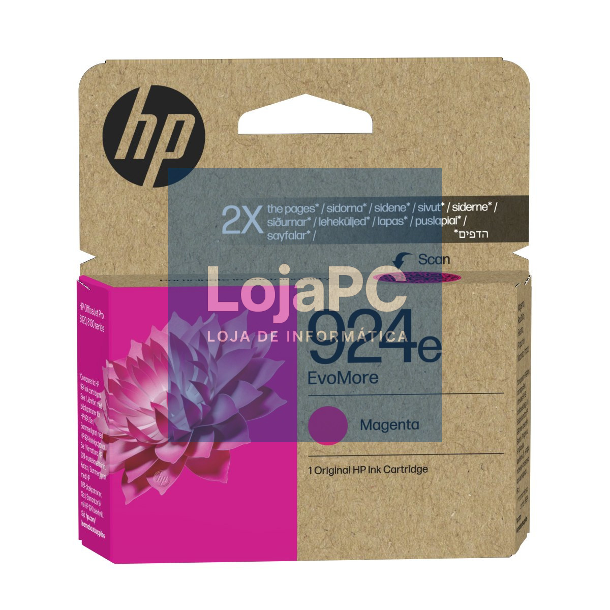 HP 924e EvoMore Magenta Original Ink Cartridge