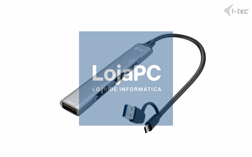 I-TEC USB-A/USB-C Metal HUB USB-C 3.1 + 3xUSB 2.0