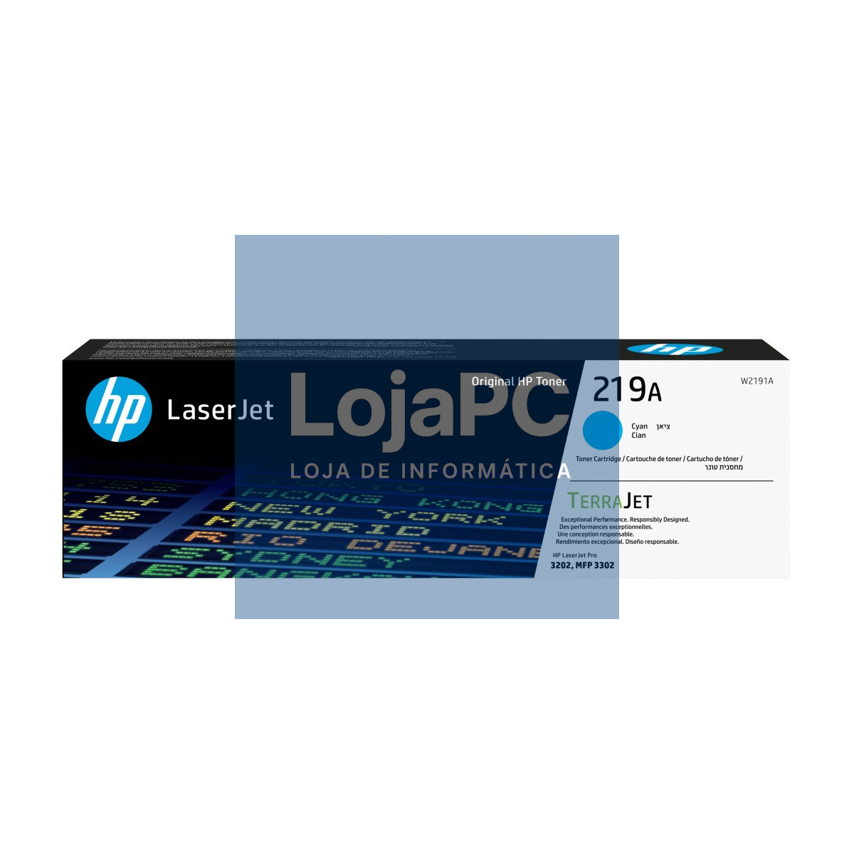 HP 219A Cyan Original LaserJet Toner Cartridge