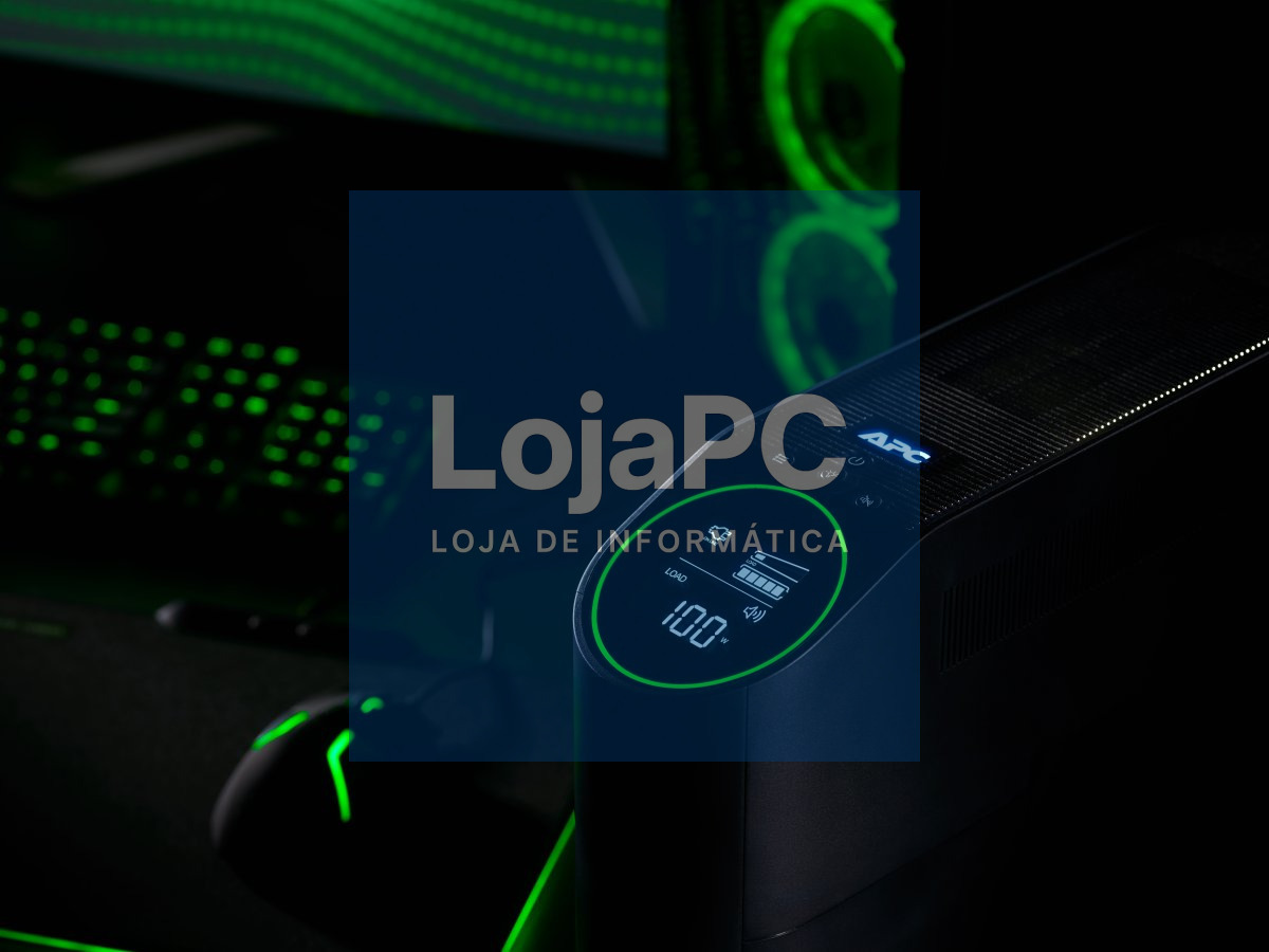 APC Back-UPS Pro UPS tower RGB lights AC 230V 1320Watt 2200VA 1-phase output connectors 6 Black midnight