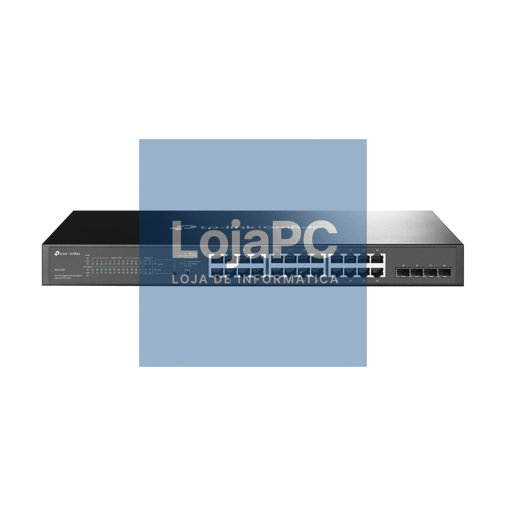 TP-LINK Omada 28-Port PoE+ Gigabit Smart Switch with 4 SFP Slots