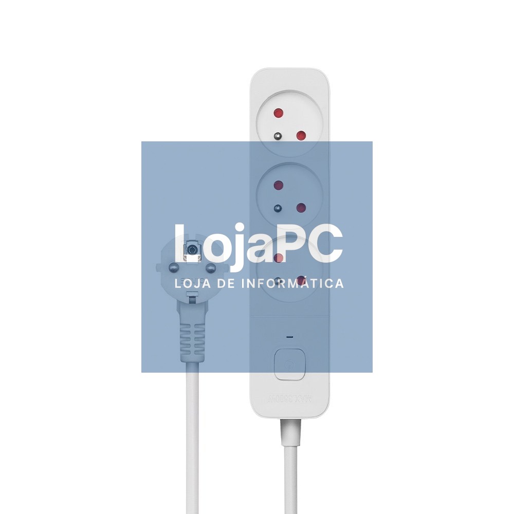 3-SOCKET POWER STRIP 1.5M WHITE SAVIO LZ-07