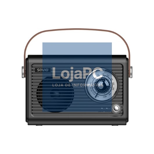 RADIO PORTATIL SAVIO RS-01 BLACK-BROWN