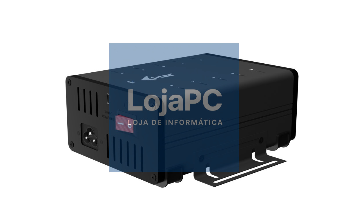I-TEC USB-C/USB-A Metal Charging+Data HUB 15W per port 10x USB-C integrated power adapter 180W