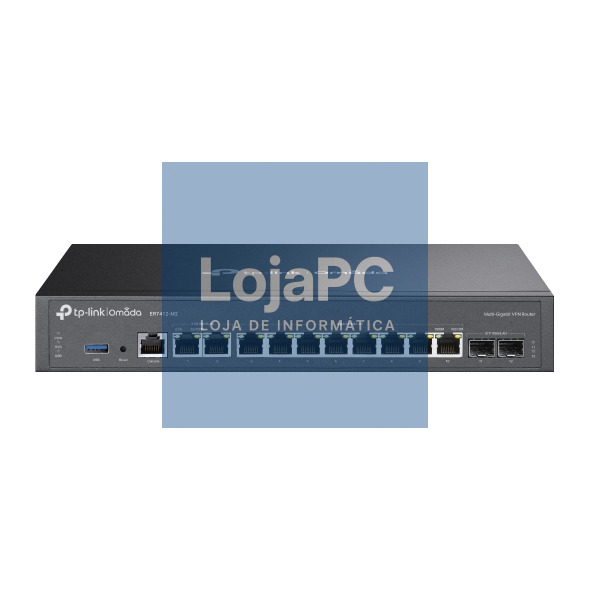 TP-LINK Omada Multi-Gigabit VPN Router 2x 2.5G WAN/LAN RJ45 Port 2x Gigabit SFP WAN/LAN Port 8x Gigabit WAN/LAN RJ45 Ports
