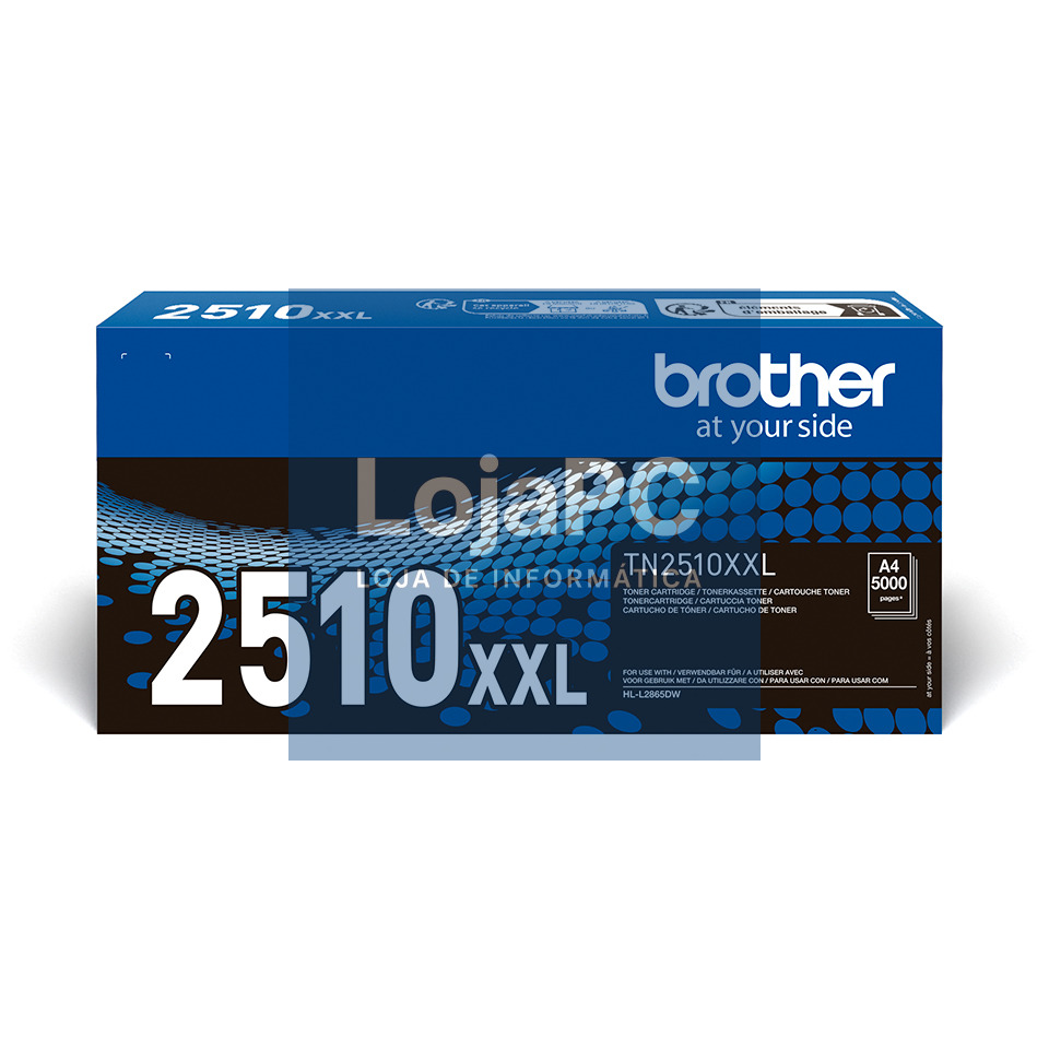 BROTHER TN2510XXL high yield black toner cartridg 5.000 pages