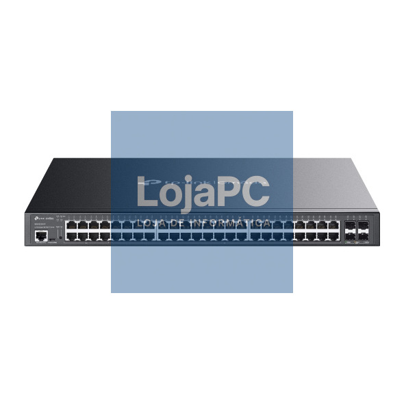 TP-LINK SG3452XMPP Omada 48-Port Gigabit 4-Port 10GE SFP+ L2+ Managed Switch 40x PoE+ 8x PoE++