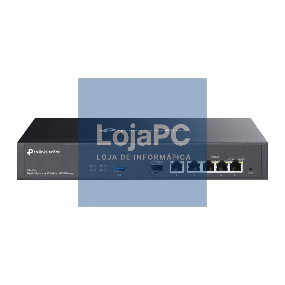 TP-LINK ER7406 Omada Gigabit Rackmount Desktop VPN Router