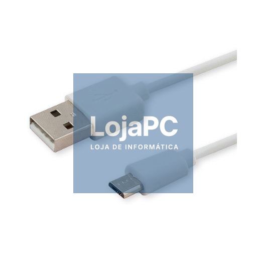 CABLE USB 2.0 - MICRO USB 1M BLANCO SAVIO CL-123