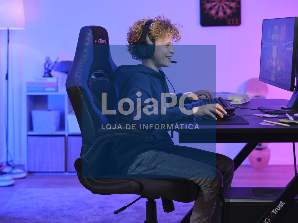 TRUST GXT703B RIYE GAMING CHAIR BLUE
