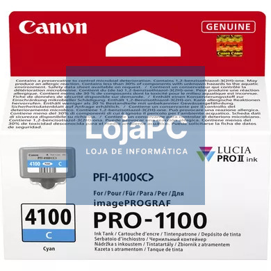 CANON INK PFI-4100 Cyan tank
