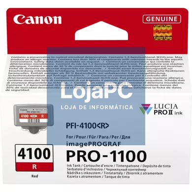 CANON INK PFI-4100 Red tank