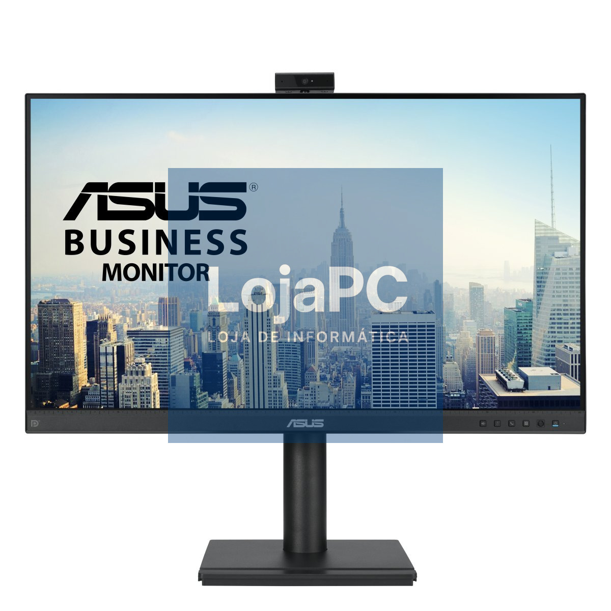 ASUS BE249QFK Video Conferencing monitor 23.8inch IPS WLED FHD 16:9 100Hz 250cd/m2 5ms HDMI DP D-Sub 2.0M Camera Black