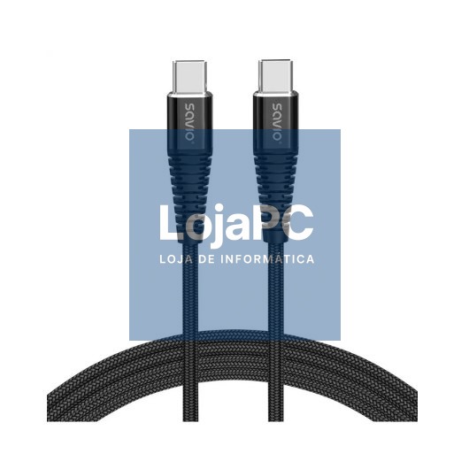 CABLE USB-C A USB-C SAVIO 5A 1M CL-159